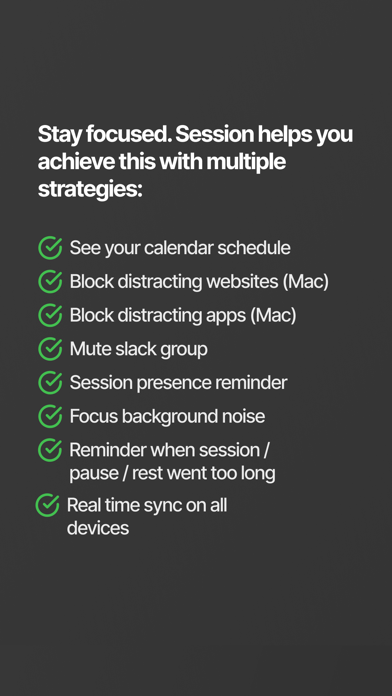 Session app screenshot
